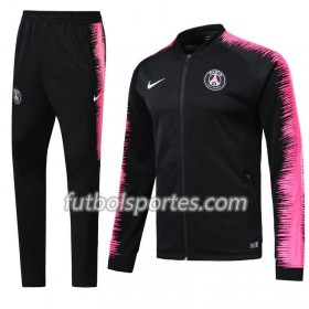 PSG Chaqueta de Entrenamiento Trajes Negro Rosa 2018/2019